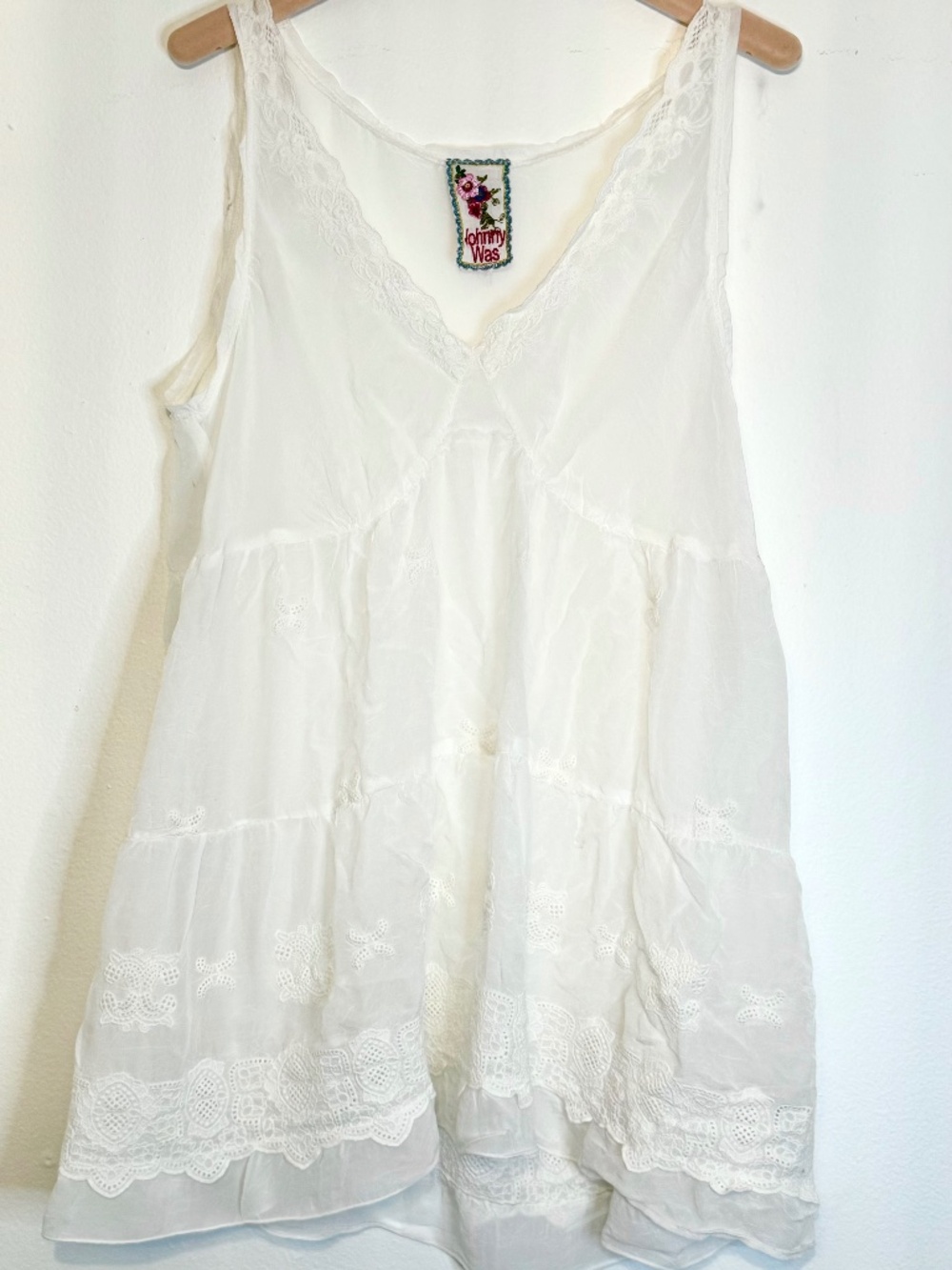 Embroidered Bohemian Top
